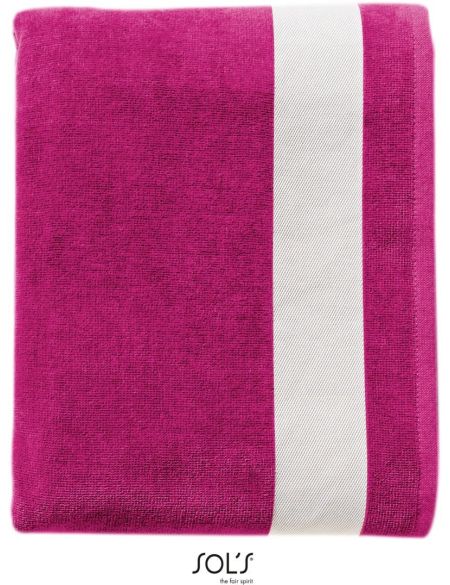 Badetuch Sols Lagoon fuchsia
