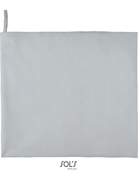Sols Atoll 70 reines graues Mikrofaserhandtuch