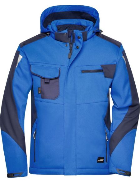 Arbeits-Winter-Softshelljacke Strong James Nicholson JN824 Royal/Navy