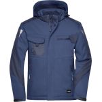 Arbeits-Winter-Softshelljacke Strong James Nicholson JN824 Marineblau/Marineblau