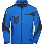 Arbeits-Sommer-Softshelljacke Strong James Nicholson JN8844 Royal/Navy