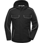 Arbeits-Softshelljacke gepolstert Solid James Nicholson JN886 schwarz