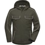 Arbeits-Softshelljacke gepolstert Solid James Nicholson JN886 oliv