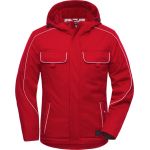 Arbeits-Softshelljacke gepolstert Solid James Nicholson JN886 rot
