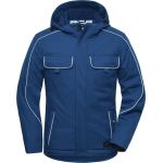 Arbeits-Softshelljacke, wattiert, Solid James Nicholson JN886, dunkles Royalblau