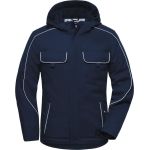 Arbeits-Softshelljacke, gepolstert, Solid James Nicholson JN886, Marineblau