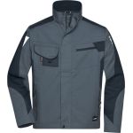 Arbeitsjacke Strong James Nicholson JN821 Carbon/Schwarz