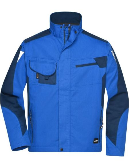 Arbeitsjacke Strong James Nicholson JN821 Royal/Navy