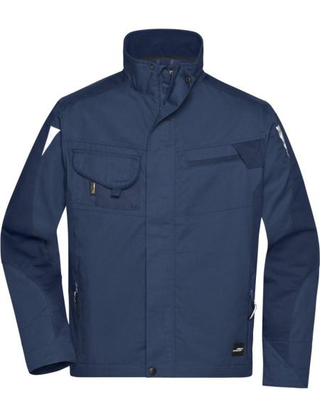 Arbeitsjacke Strong James Nicholson JN821 Marine/Marine