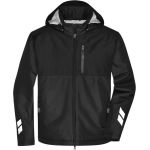 Arbeits-Hardshell-Wattierungsjacke James Nicholson JN1815 schwarz/schwarz