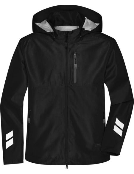 Arbeits-Hardshelljacke James Nicholson JN1814 schwarz/schwarz