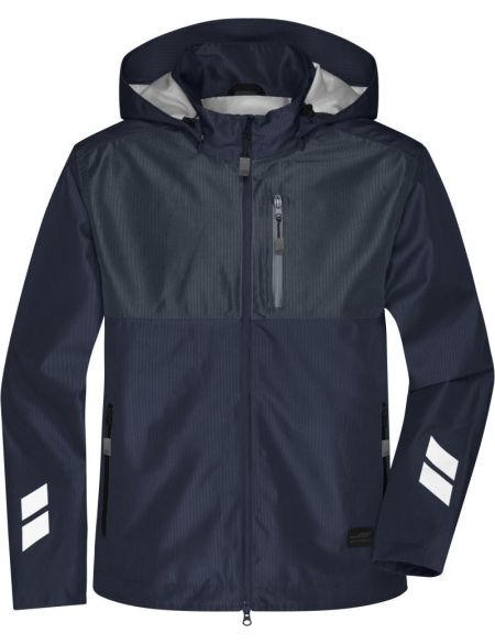 Arbeits-Hardshelljacke James Nicholson JN1814 schwarz/schwarz