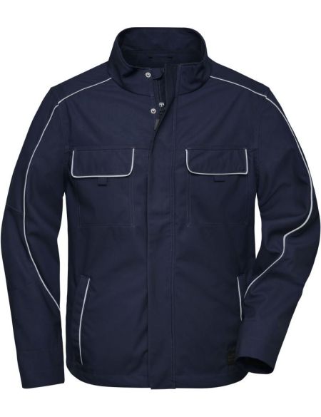 Arbeits-Softshelljacke Light Solid James Nicholson JN882 schwarz