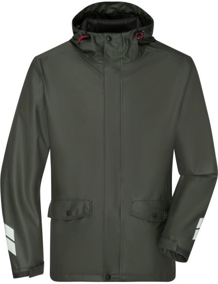 Arbeitsregenjacke James Nicholson JN1846 oliv
