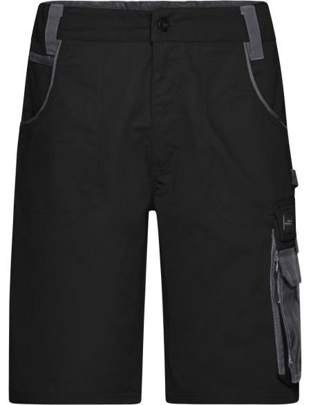 Arbeitsshorts Strong James Nicholson JN835 (Größe 42-60) schwarz/carbon
