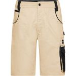 Arbeitsshorts Strong James Nicholson JN835 (Größe 42-60) Stein/Schwarz