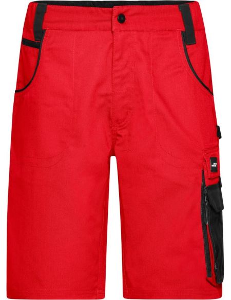 Arbeitsshorts Strong James Nicholson JN835 (Größe 42-60) weiß/carbon