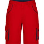 Arbeitsshorts Farbe James Nicholson JN872 (Größe 42-60) rot/navy
