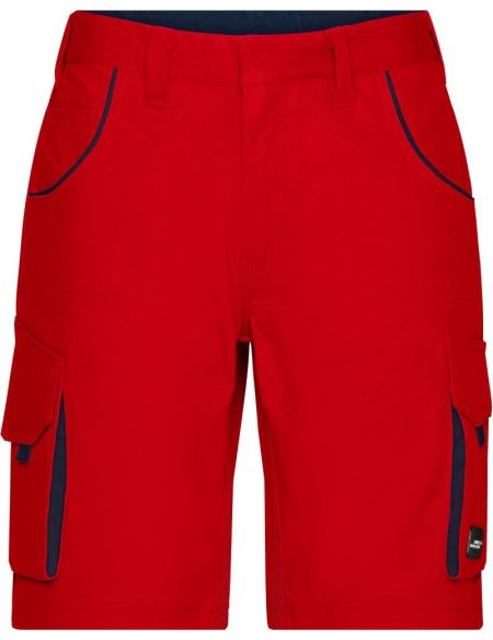 Arbeitsshorts Farbe James Nicholson JN872 (Größe 42-60) weiß/königsblau