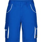 Arbeitsshorts Farbe James Nicholson JN872 (Größe 42-60) Royal/Weiß