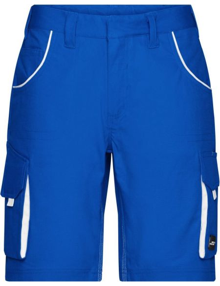 Arbeitsshorts Farbe James Nicholson JN872 (Größe 42-60) Royal/Weiß