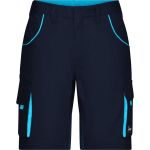 Arbeitsshorts Farbe James Nicholson JN872 (Größe 42-60) Marine/Türkis