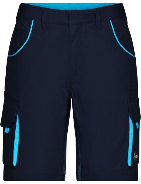 Arbeitsshorts Farbe James Nicholson JN872 (Größe 42-60) Marine/Türkis