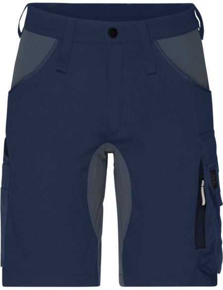 Arbeitsshorts elastisch Slim Line James Nicholson JN1811 schwarz/schwarz
