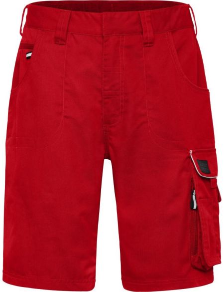Arbeitsshorts Solid James Nicholson JN880 (Größe 42-60) rot