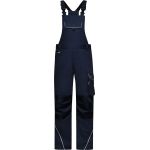 Arbeitshose mit Latz Solid James Nicholson JN879 (Größe 42-60) mittellang, Marineblau
