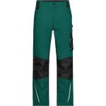 Arbeitshose Strong James Nicholson JN832S (Größe 25-28) kurze Länge dunkelgrün/schwarz