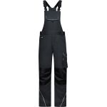 Arbeitshose mit Latz Solid James Nicholson JN879X (Größe 62) Carbon