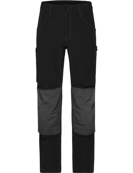 Arbeitshose 4-Wege-Stretch Slim Line James Nicholson JN1813S (Größe 25-28) kurze Länge schwarz