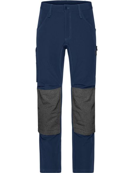 Arbeitshose 4-Wege-Stretch Slim LLine James Nicholson JN1813L (Größe 94-110) lange Länge schwarz