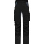 James Nicholson James Nicholson JN1812X (Größe 62-64) Stretch-Arbeitshose schwarz/carbon