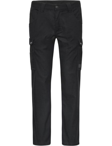 Arbeits-Cargohose Solid James Nicholson JN877S (Größe 25-28) kurze Länge schwarz