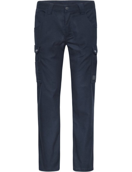 Arbeits-Cargohose Solid James Nicholson JN877L (Größe 94-110), lange Länge, Marineblau