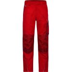 Arbeitshose Solid James Nicholson JN878L (Größe 94-110) lange Länge rot