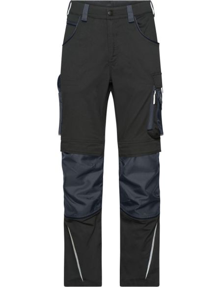 Arbeitshose Modern Style Strong James Nicholson JN1832X (Größe 62-64) mittellang schwarz/carbon