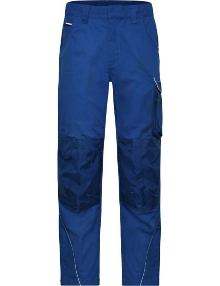 Arbeitshose Solid James Nicholson JN878S (Größe 25-28) kurze Länge, dunkles Royalblau