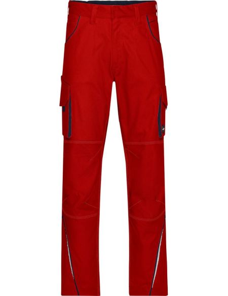 Arbeitshose Farbe James Nicholson JN847X (Größe 62-68) normale Länge Weiß/Royal