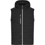 Vesta pánská strečová fleecová James Nicholson JN1328 black/black