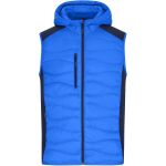 Weste Herren Stretch-Fleece James Nicholson JN1328 blau/navy