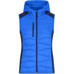 Damen-Stretch-Fleeceweste James Nicholson JN1327 blau/marine