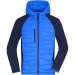 Jacke Herren Hybrid James Nicholson JN1330 blau/navy