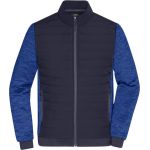 Jacke Herren Hybrid James Nicholson JN1866 Navy/Royal Melange