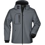 3-lagige Winter-Softshelljacke für Herren James Nicholson JN1000 Carbon