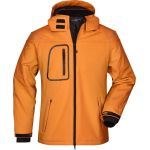 3-lagige Winter-Softshelljacke für Herren James Nicholson JN1000 Orange