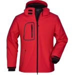 3-lagige Winter-Softshelljacke für Herren James Nicholson JN1000 rot