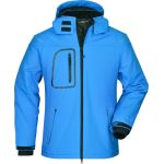 3-lagige Winter-Softshelljacke für Herren James Nicholson JN1000 Aqua